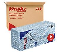Wypall X50 Cleaning Cloths Blue (50 Pack)