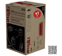 WypAll X80 Cleaning Cloths 8252, Heavy Duty Reusable Wipers, High Absorbency, 2-in-1 Centrefeed Dispensing, 1 Roll x 180 Sheets