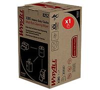WypAll X80 Power Clean White Heavy Duty Cleaning Cloths - 2in1 Midi Roll 8252 1 Roll x 180 Cloths