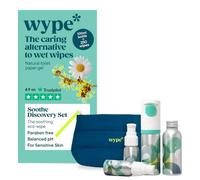 Wype Soothe Discovery Set - Toilet Roll Gel | Extra Soothing Formula - 1 Applicator, 100ml Refill, 2 30 Mini's, Travel Pouch