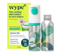Wype | Starter Kit & Refill Bundle | Toilet Roll Gel | Flushable Wet Wipe Alternative | COSMOS Organic | 1 x Applicator + 2 x Refills (100ml) | 500 Wipes