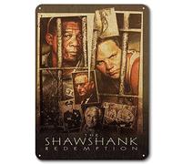 WYPrefer The Shawshank Redemption - Shawshank Redemption Movie Poster Vintage Metal Tin Sign (Size: 12 x 8 Inch)