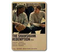 WYPrefer The Shawshank Redemption - Shawshank Redemption Movie Poster Vintage Metal Tin Sign (Size: 12 x 8 Inch)