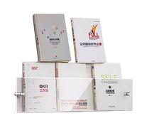 WYQXTY Acrylic Wall Mounted Floating Bookshelf Rack Acrylic Wall Mounted Magazine Rack Clear And Light Teal, Sizes 60-100cm(Clear,100cm)