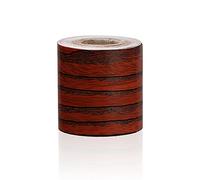 WYQXTY Border Decortaive Wallpaper Stickers PVC Wood Grain Self-Adhesive Baseboard Decal Water Proof Vinyl Multicolor Multiple Sizes(Dark Brown,5cm x 5m)