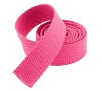 WYQXTY Cotton Webbing,Webbing Straps, Cotton Webbing Strap Multicolor 20mm x 5 meters(Rose Red)
