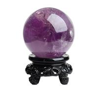 WYQXTY crystal ball, Amethyst Crystal Sphere Gemstone Ball, Purple Crystals Quartz Ball Multiple sizes(10CM)