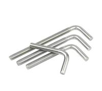 WYQXTY L Hook Screws L-Shaped Right Angle Anchor Bolt Hooks Screw Stainless Steel M4-M12(M6x70mm(2pcs))