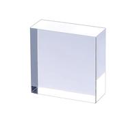 WYQXTY Solid Clear Acrylic Block Acrylic Cube 200mm x 200mm x (10-20) mm for Photography Props Paperweight(200mmx200mmx20mm)