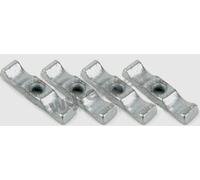 Wyre Direct 4X Turn Button 2" Galvanised Silver Shed Door Catch Rabbit Hutch Cupboard Gate