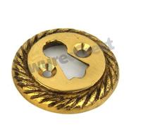 Wyre Direct Escutcheon Round Keyhole Cover Georgian Open