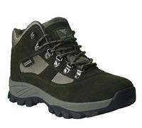 Wyre Valley Mens Gents Waterproof Genuine Leather Breathable Lace Up Memory Foam Hiking Outdoor Trekking Boots UK Sizes 7-12 (Khaki Suede, Numeric_12)