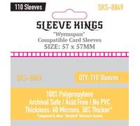 Wyrmspan Compatible Card Sleeves 57mm x 57mm (110)
