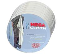 WYSI Compressed MEGA Cloths, 22x48 Travel Towel Tablets - Pack of 6 - Soft, Lint-Free, Just Add Water - Camping - Cleaning - Emergency Preparedness Kits - 100% All Natural Cellulose Utility Cloths