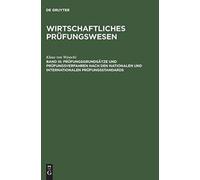 Wysocki - Wirtschaftliches Prfungswesen Band III Prfungsgrundstze - X555z