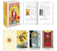 Wyspell Classic Tarot Deck - Original Tarot Cards with Guide Book for Beginners - Beginner Cards with Meanings Guide (Light)