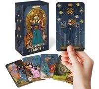 Wyspell Tarot Cards: Sacred Witch Tarot Deck with Guide Book - Unique Card Deck for Beginners - Modern Fortune Telling Cards