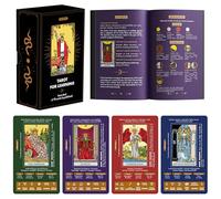 Wyspell Tarot for Learning - Tarot Cards with Meanings on Them - Beginner Tarot Deck with Meanings on Them - Cards for Beginners with Guide Book
