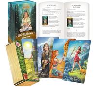 Wyspell Wild Reflections Tarot Deck with 200-Page Guidebook, Gold Edges, and Gift Packaging