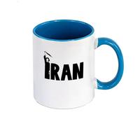 WYSTEN Free Iran Coffee Mug Ceramic 350ml, with Artisan Finish Stylish, for Tea Latte Cappuccino, Mug(Blue)
