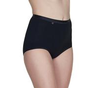 Wysteria Lane Bamboo Comforts Women’s Maxi Briefs 3 Pack, Black, UK18 / EU46, High Waist Full Coverage Bamboo-Cotton Stretch Knickers