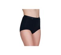 Wysteria Lane Bamboo Comforts Women's Maxi Briefs 3 Pack High Waist Full Coverage in Black | Size: 12 Wysteria Lane Black 12