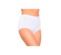 Wysteria Lane Bamboo Comforts Women's Maxi Briefs 3 Pack High Waist Full Coverage in White | Size: 16 Wysteria Lane White 16