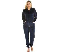 Wysteria Lane Women's Velour Plush Knit Hooded Lounge Set
