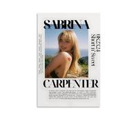 WYTKJMMC Sabrina Poster Carpenter Posters Aesthetic Canvas Wall Art Print Home Decor for Bedroom Living Room08x12inch(20x30cm) Unframe-style
