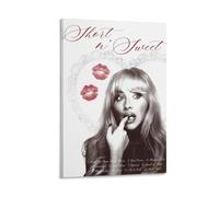 WYTKJMMC Sabrina Poster Carpenter Posters Aesthetic Canvas Wall Art Print Home Decor for Bedroom Living Room08x12inch(20x30cm) Frame-style