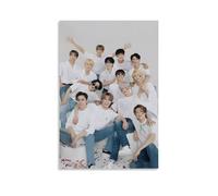 WYTKJMMC Seventeen Kpop Posters Aesthetic Canvas Wall Art Print Home Decor for Bedroom Living Room08x12inch(20x30cm) Unframe-style