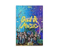WYTKJMMC Seventeen Kpop Posters Aesthetic Canvas Wall Art Print Home Decor for Bedroom Living Room20x30inch(50x75cm) Unframe-style