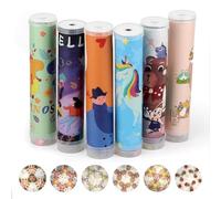 WYTNB 6 Pieces Educational Kaleidoscope Gift - Manual Assembly (Random Color), Classic DIY Kaleidoscope Kit, Vintage Retro Kaleidoscopes Material, Creative Hands-on Tools, School Classroom Prizes