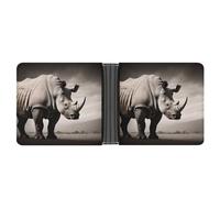 WYUSPGK Menâ€™s Wallets,mens Leather Wallet,South Africa Animal Print Leather Wallet,suitable for Daily Travel Use, XB0608021, South Africa animal, One Size
