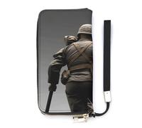 WYUSPGK Pu Leather Wallet, United States Marine Print Women's Card Holder Wallet Large Capacity Wallet Long Wallet for Women Handheld Clutch Wallet, style, 20x10.5cm, Modern