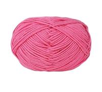 Wyvix 5 Rolls 4 Ply Milk Blend Cotton Yarn for Crocheting Medium Craft(38)