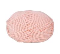 Wyvix 5 Rolls 4 Ply Milk Blend Cotton Yarn for Crocheting Medium Craft(49)