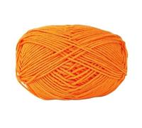 Wyvix 5 Rolls 4 Ply Milk Blend Cotton Yarn for Crocheting Medium Hand Craft(30)