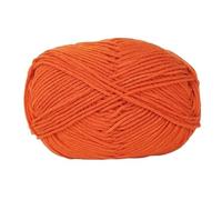 Wyvix 5 Rolls 4 Ply Milk Blend Cotton Yarn for Crocheting Medium Hand Craft(45)
