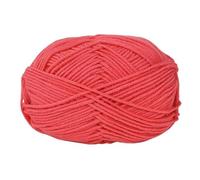 Wyvix 5 Rolls 4 Ply Milk Blend Cotton Yarn for Crocheting Medium Hand Craft(50)