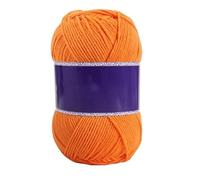Wyvix 5 Rolls 5-Ply Cotton Acrylic Blend Yarn for Crocheting 100g Worsted Thread(7)