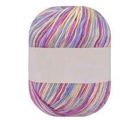 Wyvix 5 Rolls 50g Silk Protein Cotton Yarn for Crocheting Hand Knitting Blend(44)
