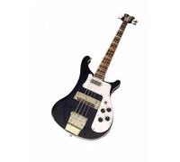 Wyvix Electric Bass Guitar 4 String Professional Series - Solid Basswood Body & Rosewood Fretboard with Passive Pickups for Rock Metal(Dark blue)