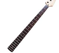 Wyvix Electric Bass Guitar Neck 20 Frets Rosewood Fingerboard Maple Shaft Gloss Replacement Part DIY 42mm Nut 18mm Holes