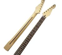 Wyvix Electric Guitar Neck 22 Frets Rosewood Fingerboard Maple Shaft Gloss Replacement Part DIY 25.5 Inch Scale 56mm Heel
