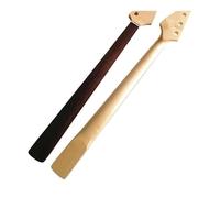 Wyvix Fretless Electric Bass Guitar Neck Maple Gloss 20 Fret Lines Replacement Part DIY Standard
