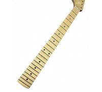 Wyvix Full Scalloped Guitar Neck Reverse Headstock Maple Gloss 22 Frets 25.5 Inch Scale Replacement Part