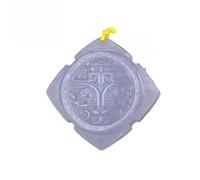 Wyvix Natural Hetian Jade Taotie Pendant, Ancient Mythical Beast Totem Necklace, Certified Nephrite Amulet for Men