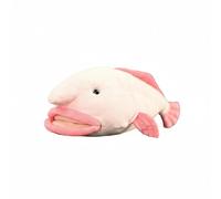 Wyvix Realistic Blobfish Plush Toy - 13" Soft Pink World's Ugliest Animal Stuffed Animal with Sad Face & Big Nose
