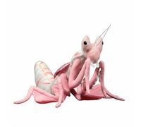 Wyvix Realistic Orchid Mantis Plush Toy 11" Pink Praying Stuffed Animal with Shiny Wings